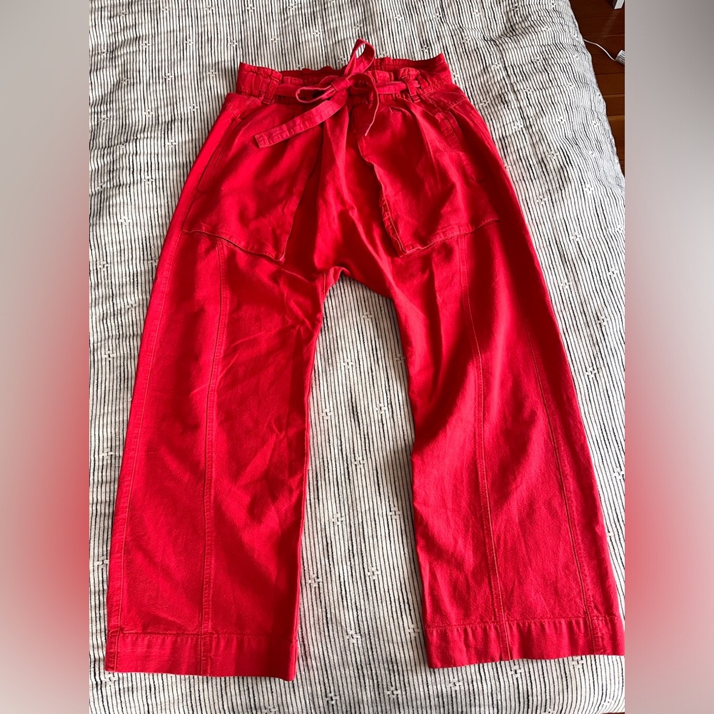 Free People Tie Waist Pants